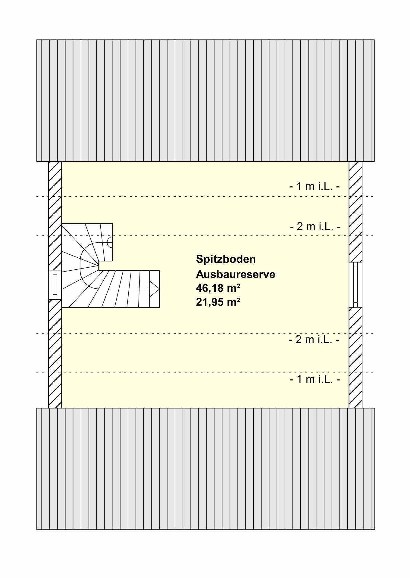 Spitzboden (Ausbau optional)