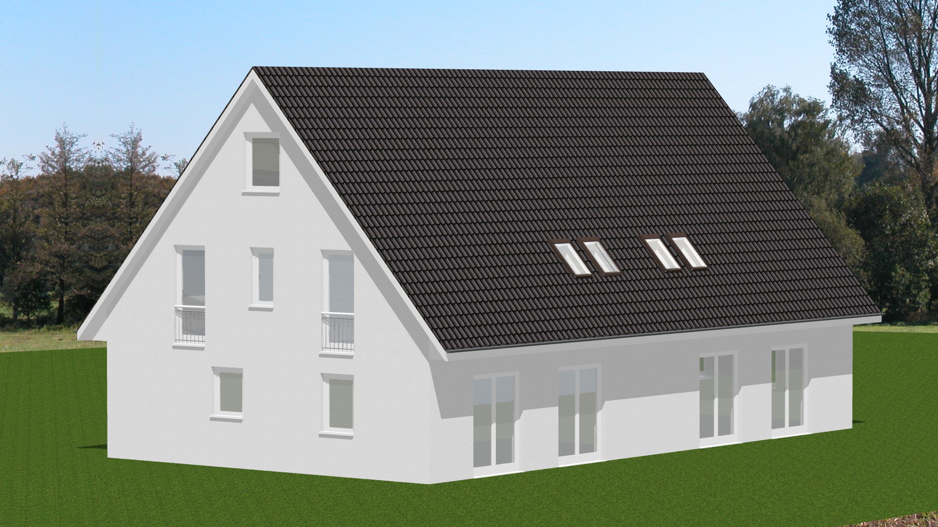 Ansicht Garten Planung