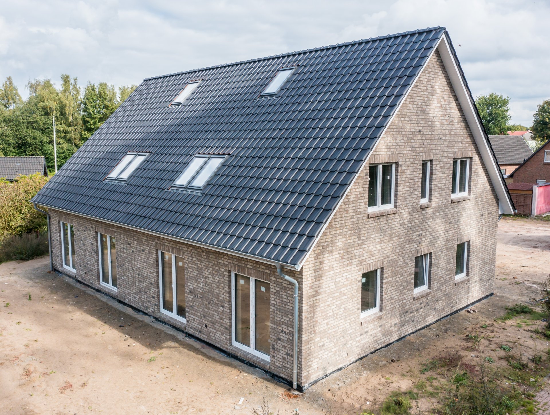 Ansicht mit Verblendfassade